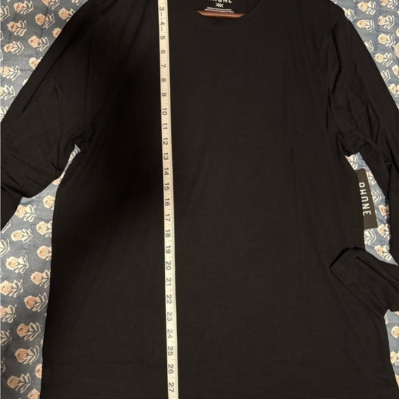 🖤 Rhone Modino Wool Long Sleeve Tee – Black, Size L (NWT, Still in Polybag) - Picture 8 of 9